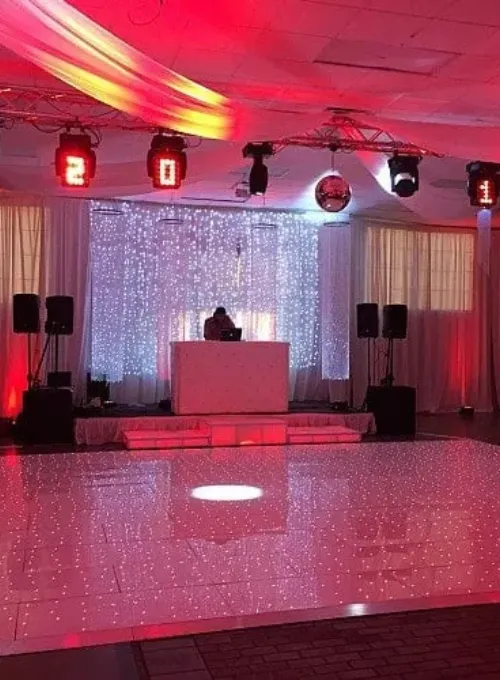 LED dance floor rentals