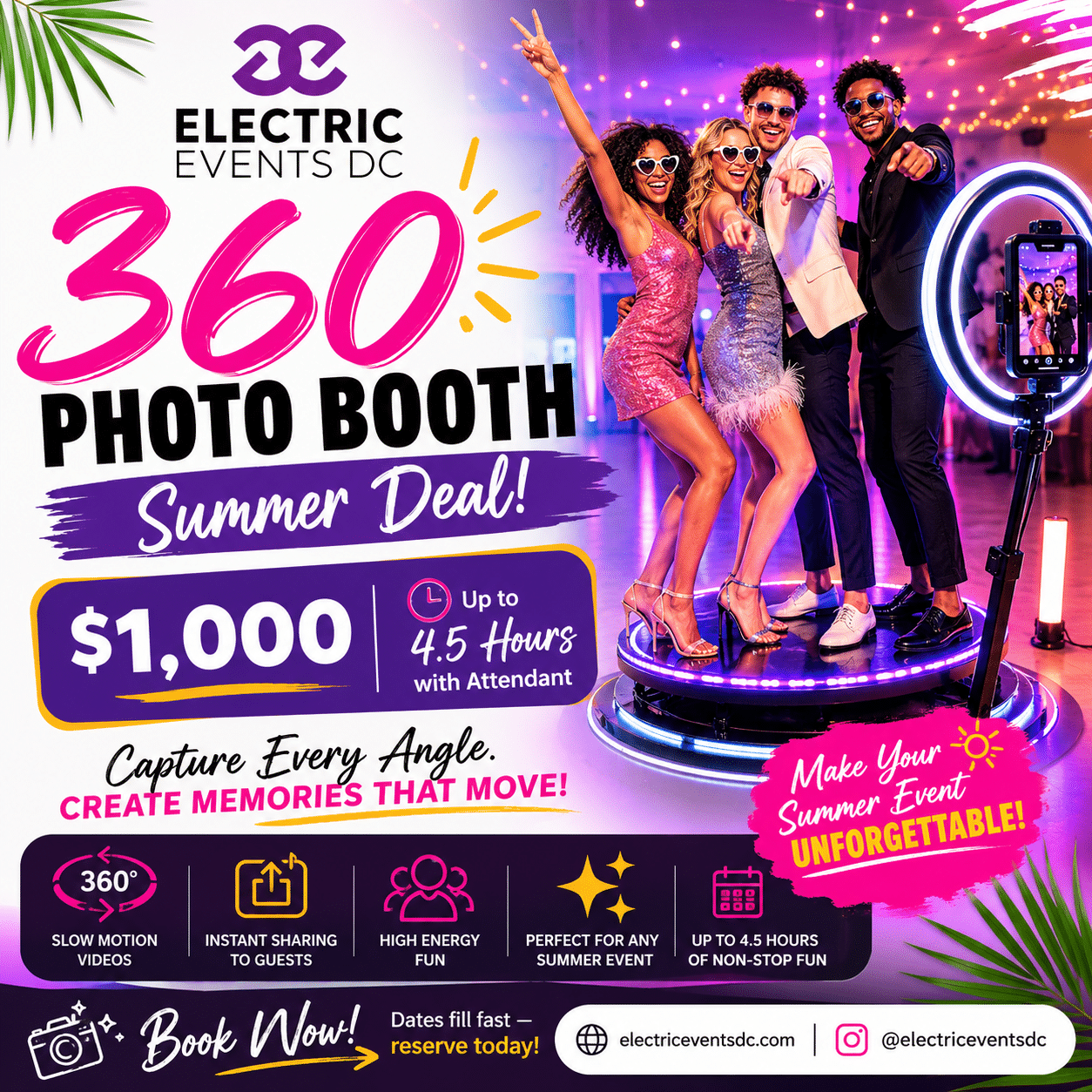 360 Photo Booth Summer Deal