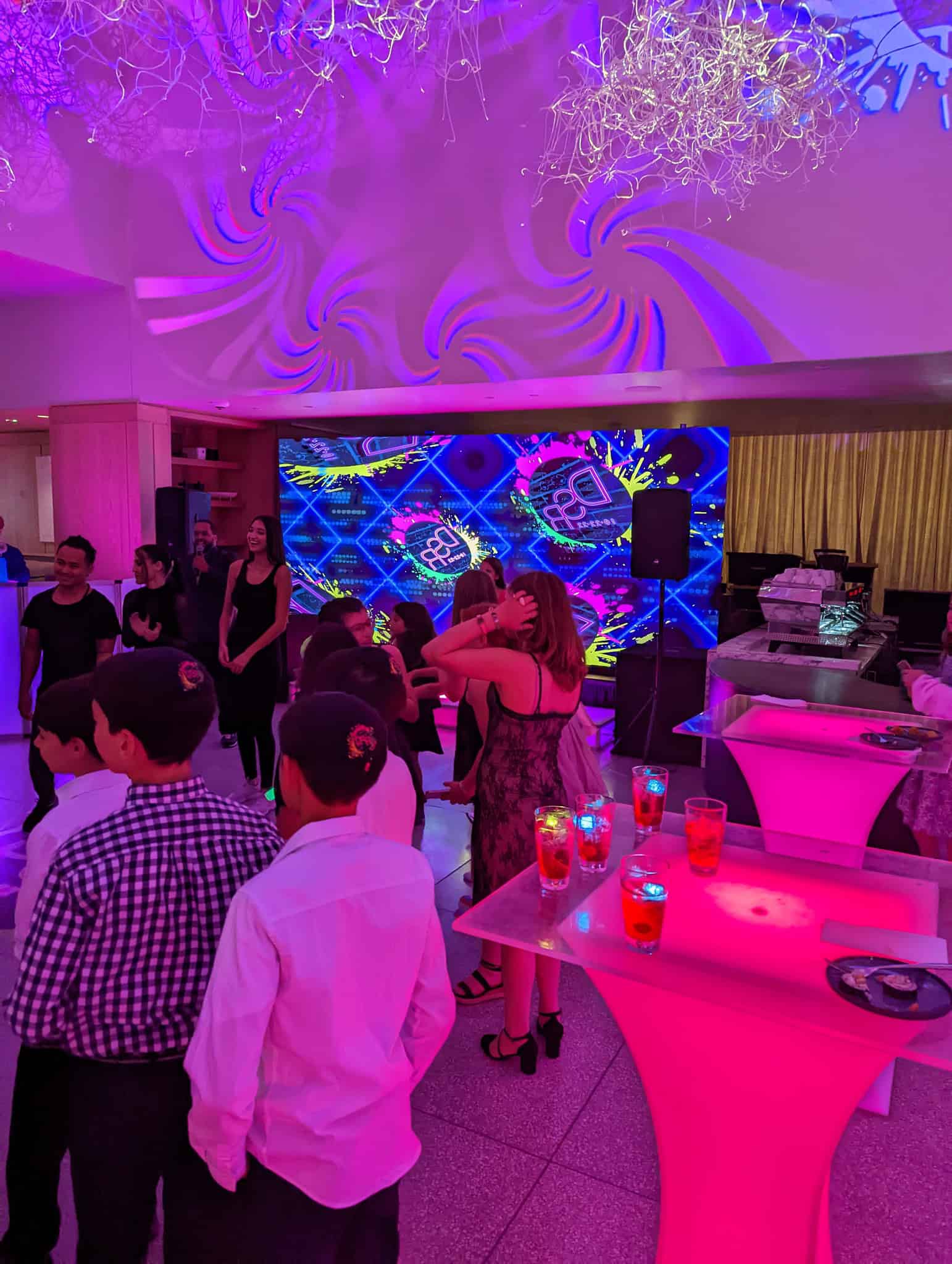 LED Video Wall Rental Mitzvah Maryland 1